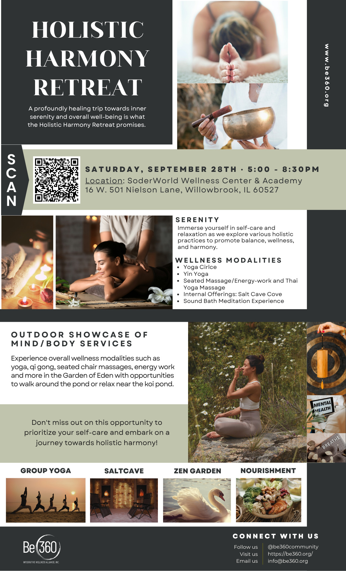 September 28, 2024 Retreat Flyer Mindfulness Practices